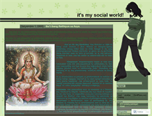 Tablet Screenshot of mysocialworld.wordpress.com