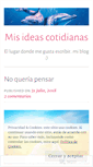 Mobile Screenshot of misideascotidianas.wordpress.com