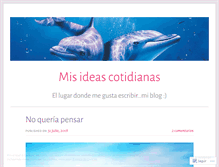 Tablet Screenshot of misideascotidianas.wordpress.com