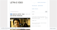 Desktop Screenshot of letraevideo.wordpress.com