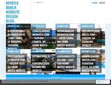 Tablet Screenshot of myrtlebeachwebdesign.wordpress.com