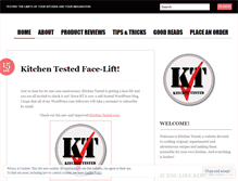 Tablet Screenshot of kitchentested.wordpress.com