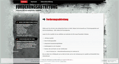 Desktop Screenshot of forderungsabtretung.wordpress.com