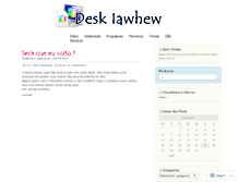 Tablet Screenshot of deskiawhew.wordpress.com