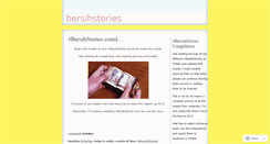 Desktop Screenshot of bersihstories.wordpress.com