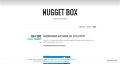 Desktop Screenshot of nuggetbox.wordpress.com