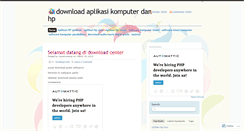 Desktop Screenshot of aplikasitop.wordpress.com