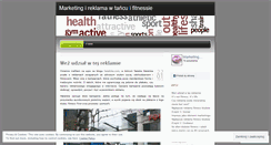 Desktop Screenshot of marketingfitness.wordpress.com