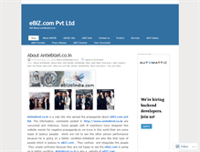 Tablet Screenshot of antiebiz.wordpress.com