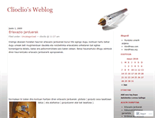 Tablet Screenshot of clioclio.wordpress.com