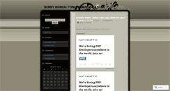 Desktop Screenshot of bennyhonda.wordpress.com