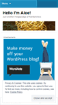 Mobile Screenshot of helloaloe.wordpress.com