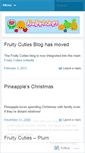 Mobile Screenshot of fruitycuties.wordpress.com