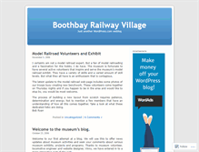 Tablet Screenshot of boothbayrailwayvillage.wordpress.com