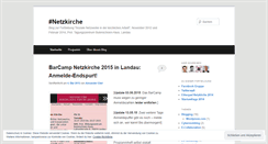 Desktop Screenshot of netzkirche.wordpress.com