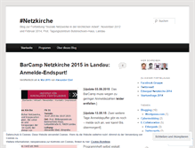 Tablet Screenshot of netzkirche.wordpress.com