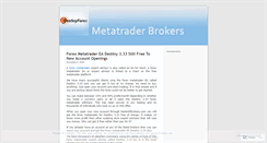 Desktop Screenshot of metatraderea.wordpress.com