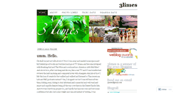 Desktop Screenshot of 3limes.wordpress.com