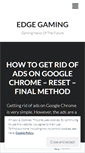 Mobile Screenshot of edgegamingblog.wordpress.com