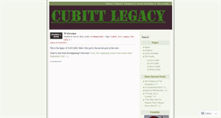 Desktop Screenshot of cubittlegacy.wordpress.com