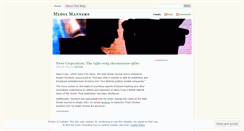 Desktop Screenshot of mediamanners.wordpress.com