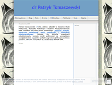 Tablet Screenshot of patryktomaszewski.wordpress.com