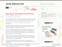 Tablet Screenshot of myalteredart.wordpress.com