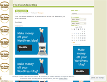 Tablet Screenshot of evesadam.wordpress.com