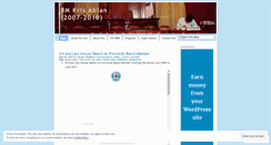 Desktop Screenshot of kristianablan.wordpress.com