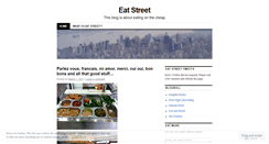 Desktop Screenshot of eatstreet.wordpress.com