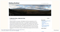Desktop Screenshot of gettingsmithed.wordpress.com