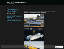 Tablet Screenshot of markmcchesney.wordpress.com