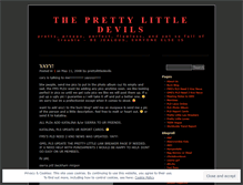 Tablet Screenshot of prettylittledevils.wordpress.com