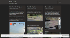 Desktop Screenshot of mlisle.wordpress.com
