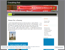 Tablet Screenshot of everythingred.wordpress.com