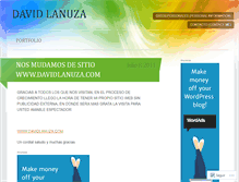 Tablet Screenshot of davidlanuza.wordpress.com