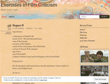 Tablet Screenshot of exercisesinfilmcriticism.wordpress.com