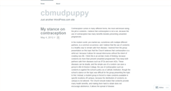 Desktop Screenshot of cbmudpuppy.wordpress.com