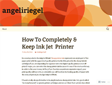 Tablet Screenshot of angeliriegel.wordpress.com