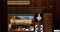 Desktop Screenshot of cavitemasonicregion.wordpress.com