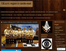 Tablet Screenshot of cavitemasonicregion.wordpress.com