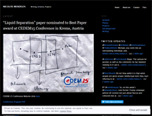 Tablet Screenshot of nicolasmendo.wordpress.com