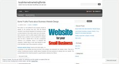 Desktop Screenshot of localinternetmarketingflorida.wordpress.com