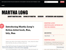 Tablet Screenshot of marthalong.wordpress.com