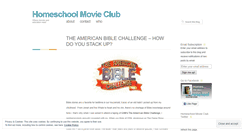 Desktop Screenshot of homeschoolmovieclub.wordpress.com