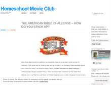 Tablet Screenshot of homeschoolmovieclub.wordpress.com