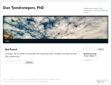 Tablet Screenshot of dianwt.wordpress.com
