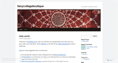 Desktop Screenshot of fairycottageboutique.wordpress.com