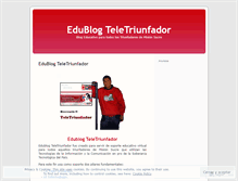 Tablet Screenshot of edublogteletriunfador.wordpress.com