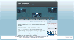 Desktop Screenshot of panicandmourning.wordpress.com